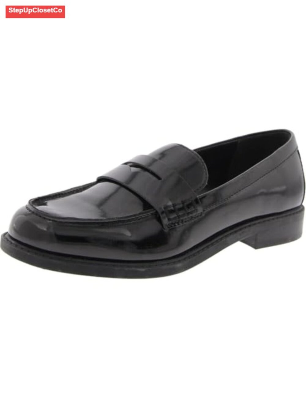 Marc Fisher Ilithia Women's Faux Leather Penny Loafers Slip-On Almond Toe